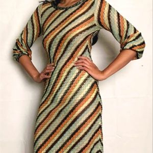 Original Missoni Colorful Stripped Dress
